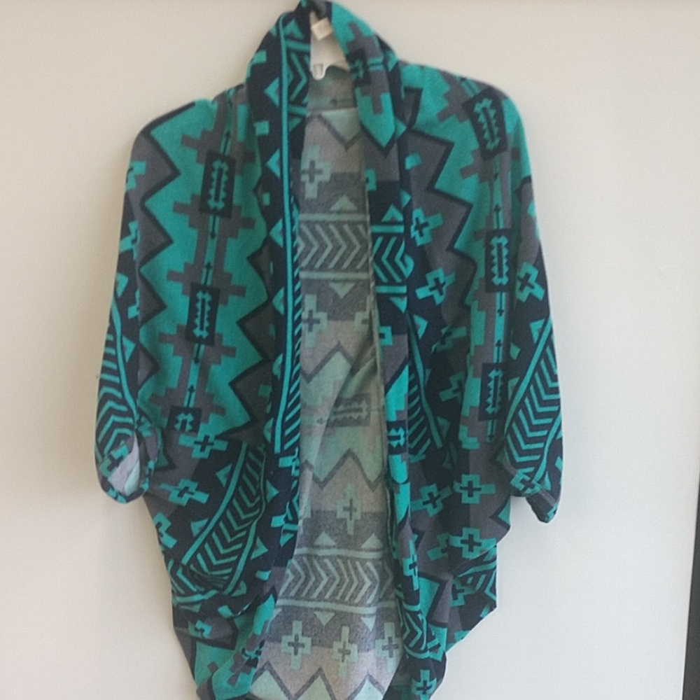 Blue Rain shrug